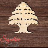 Lebannon Cedar Tree Shape Cutout for Crafting, Home & Room Décor, and other DIY projects - Many Sizes Available
