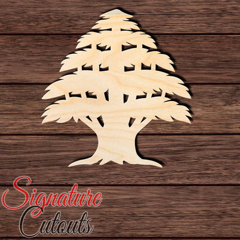 Lebanon Cedar Tree Shape Cutout for Crafting, Home & Room Décor, and other DIY projects - Many Sizes Available Craft Shapes & Bases Signature Cutouts 