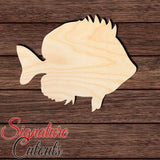 Lemon Butterfly Fish Shape Cutout