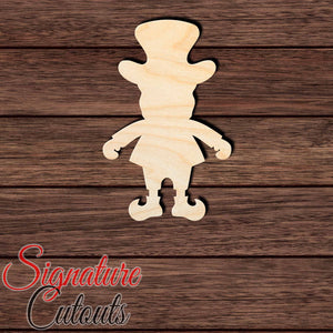 Leprechaun 001 Shape Cutout in Wood Craft Shapes & Bases Signature Cutouts 
