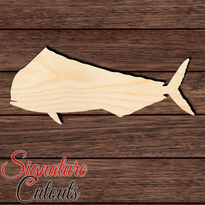Mahi Mahi 002 Shape Cutout Craft Shapes & Bases Signature Cutouts 