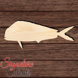 Mahi Mahi 004 Shape Cutout Craft Shapes & Bases Signature Cutouts 