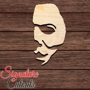 Michael Myers Half Face Shape Cutout Craft Shapes & Bases Signature Cutouts 