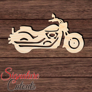 Motorcycle 005 Shape Cutout Craft Shapes & Bases Signature Cutouts 