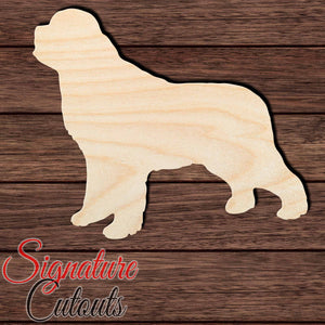 Newfoundland 010 Shape Cutout in Wood Craft Shapes & Bases Signature Cutouts 