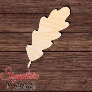 Oak Leaf 002 Shape Cutout in Wood Craft Shapes & Bases Signature Cutouts 