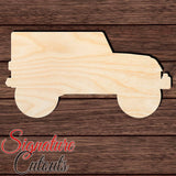 Off Road Vehicle 001 Unfinished Shape Cutout in Wood Craft Shapes & Bases Signature Cutouts 