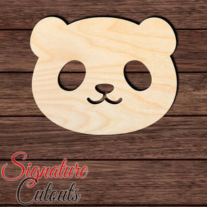 Panda Bear 001 Shape Cutout Craft Shapes & Bases Signature Cutouts 