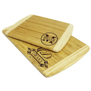 Personalized Bamboo Cutting Board, Large Cutting Board, Wedding Gift Cutting Board, Couple Cutting Board, Cutting Boards Handmade - Premium Signature Cutouts MEDIUM-13.5" x 11.5" Knight 