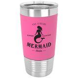 Polar Camel 20oz Laserable Silicone Travel Mug Signature Cutouts Bright Pink/Black Standard 