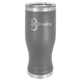 Polar Camel 20oz Stainless Steel Pilsner Travel Mugs Signature Cutouts Dark Gray Standard 