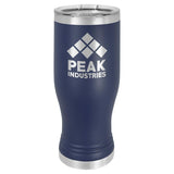 Polar Camel 20oz Stainless Steel Pilsner Travel Mugs Signature Cutouts Navy Blue Standard 