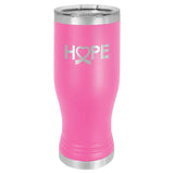 Polar Camel 20oz Stainless Steel Pilsner Travel Mugs Signature Cutouts Pink Standard 