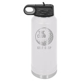 Polar Camel 32 oz. Stainless Steel Water Bottle Signature Cutouts White 