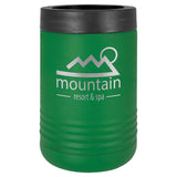 Polar Camel Stainless Steel Insulated Beverage/Can Holder Signature Cutouts Green 