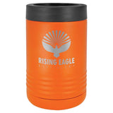 Polar Camel Stainless Steel Insulated Beverage/Can Holder Signature Cutouts Orange 