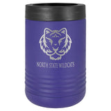 Polar Camel Stainless Steel Insulated Beverage/Can Holder Signature Cutouts Purple 