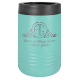 Polar Camel Stainless Steel Insulated Beverage/Can Holder Signature Cutouts Teal 