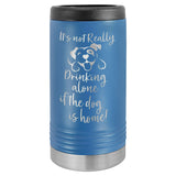 Polar Camel Stainless Steel Insulated Slim Beverage/Can Holder Signature Cutouts Royal Blue 