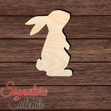 Rabbit 038 Shape Cutout in Wood for Crafting, Home & Room Décor, and other DIY projects - Many Sizes Available