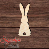 Rabbit 039 Shape Cutout in Wood for Crafting, Home & Room Décor, and other DIY projects - Many Sizes Available