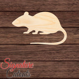 Rat 004 Shape Cutout in Wood Craft Shapes & Bases Signature Cutouts 