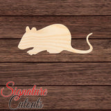 Rat 006 Shape Cutout in Wood Craft Shapes & Bases Signature Cutouts 
