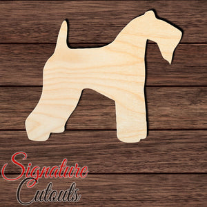 Schnauzer 002 Shape Cutout Craft Shapes & Bases Signature Cutouts 