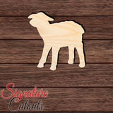 Sheep 003 Shape Cutout in Wood Craft Shapes & Bases Signature Cutouts 