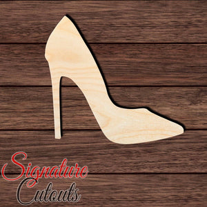 Shoe 020 High Heel Shape Cutout Craft Shapes & Bases Signature Cutouts 