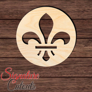 St. Louis Fleur-de-Lis Shape Cutout Craft Shapes & Bases Signature Cutouts 