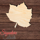 Sycamore Leaf Shape Cutout in Wood Craft Shapes & Bases Signature Cutouts 