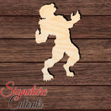 Werewolf 003 Shape Cutout in Wood for Crafting, Home & Room Décor, and other DIY projects - Many Sizes Available