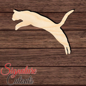 Abyssinian Cat 006 Shape Cutout in Wood, Acrylic or Acrylic Mirror - Signature Cutouts