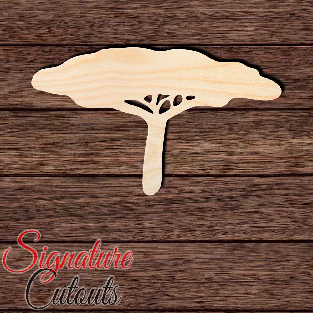 Acacia Tree 004 Shape Cutout - Signature Cutouts