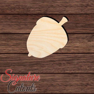 Acorn 002 Shape Cutout in Wood, Acrylic or Acrylic Mirror - Signature Cutouts