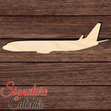 Airplane 005 Shape Cutout in Wood