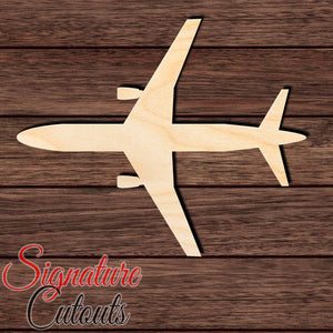 Airplane 006 Shape Cutout in Wood, Acrylic or Acrylic Mirror - Signature Cutouts