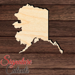 Alaska State Shape Cutout