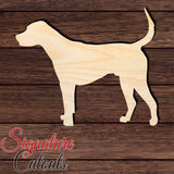 American Foxhound Shape Cutout in Wood, Acrylic or Acrylic Mirror - Signature Cutouts