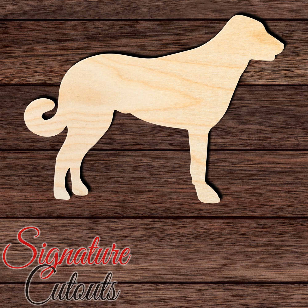 Anatolian Shepherd Dog Shape Cutout in Wood, Acrylic or Acrylic Mirror - Signature Cutouts