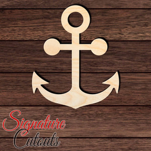Anchor 001 Shape Cutout in Wood, Acrylic or Acrylic Mirror - Signature Cutouts
