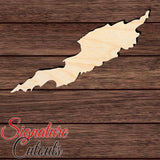 Anguilla Island Shape Cutout in Wood, Acrylic or Acrylic Mirror - Signature Cutouts