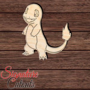 Anime Monster 005 Shape Cutout in Wood, Acrylic or Acrylic Mirror - Signature Cutouts