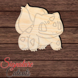 Anime Monster 007 Shape Cutout in Wood, Acrylic or Acrylic Mirror - Signature Cutouts