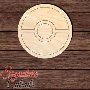 Anime Orb 001 Shape Cutout in Wood, Acrylic or Acrylic Mirror - Signature Cutouts