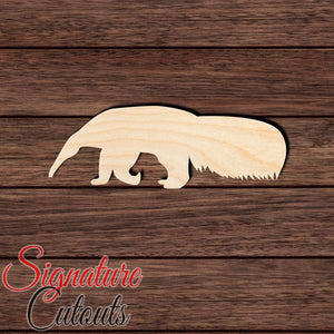 Ant Eater 001 Shape Cutout in Wood, Acrylic or Acrylic Mirror - Signature Cutouts