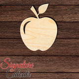 Apple 001 Shape Cutout in Wood