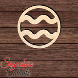 Aquarius 002 Shape Cutout in Wood, Acrylic or Acrylic Mirror - Signature Cutouts