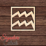 Aquarius 003 Shape Cutout in Wood, Acrylic or Acrylic Mirror - Signature Cutouts
